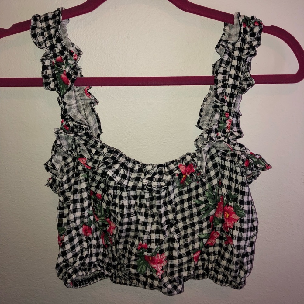 Floral crop top
